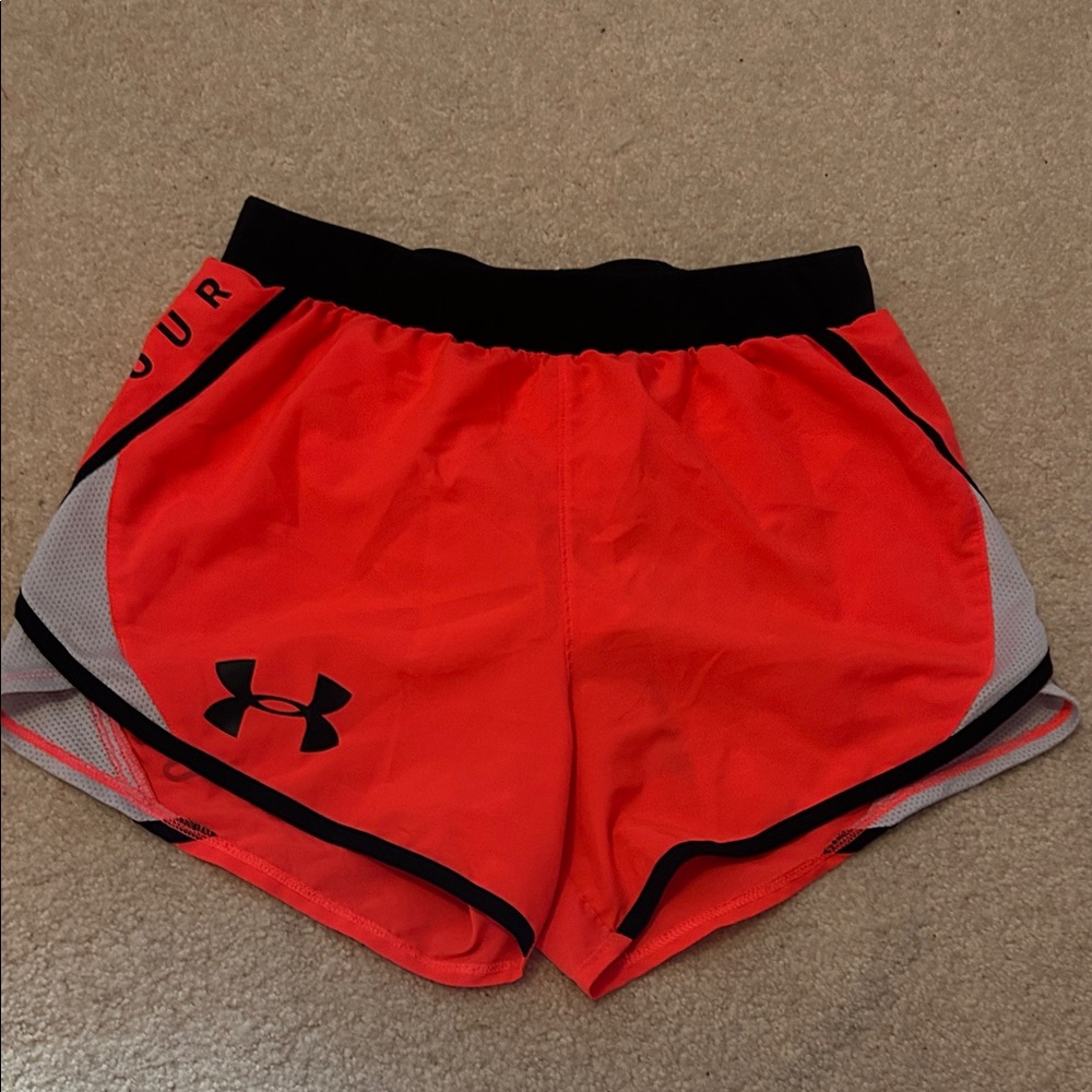Under Armour Women's Bright Red Athletic Shorts